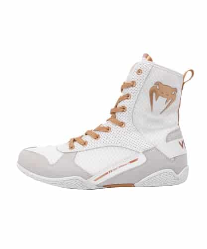 Venum Elite Boxing Shoes   Whitegold,