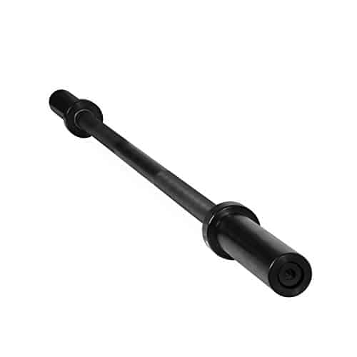 Cap Barbell Foot Solid Olympic Bar, Black (Inch) (Obis B)