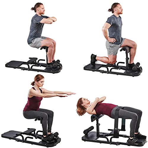 Lifepro In Sissy Squat Machine &Amp; Hip Thrust Machine   Deep Squat Workout Machine &Amp; Glutes Workout Equipment For Home Gym   Build Whole Body Strength, Improve Balance &Amp; Posture, &Amp; Sculpt Your Booty