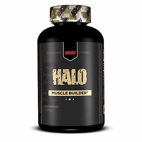 Redcon  Halo   Servings, Muscle Builder, Increase Lean Gains And Muscle Mass, Increase Protein Synthesis