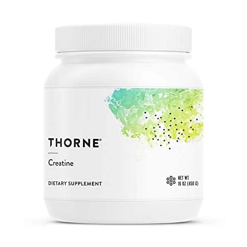 Thorne Creatine   Creatine Monohydrate, Amino Acid Powder   Support Muscles, Cellular Energy And Cognitive Function   Gluten Free, Keto   Nsf Certified For Sport   Oz   Servings