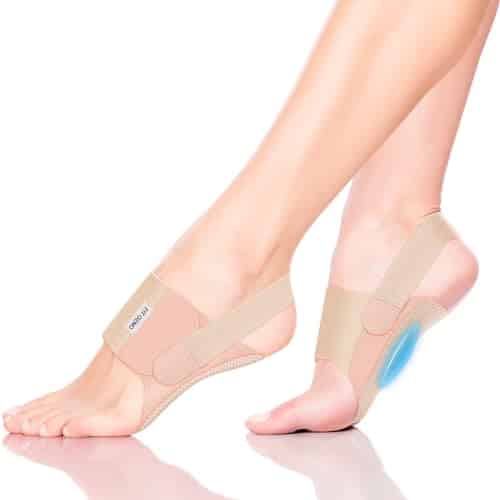 Arch Support Bands Wbuilt In Orthotics For Plantar Fasciitis Pain Relief   Upgraded Non Slip Unisex Arch Support Braces   Adjustable Compression Sleeves Wgel Pads For Flat Feet High &Amp; Fallen Arch