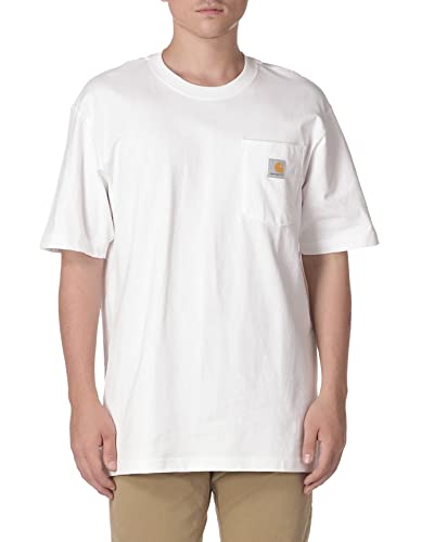 Carharttmenloose Fit Heavyweight Short Sleeve Pocket T Shirtwhitelarge