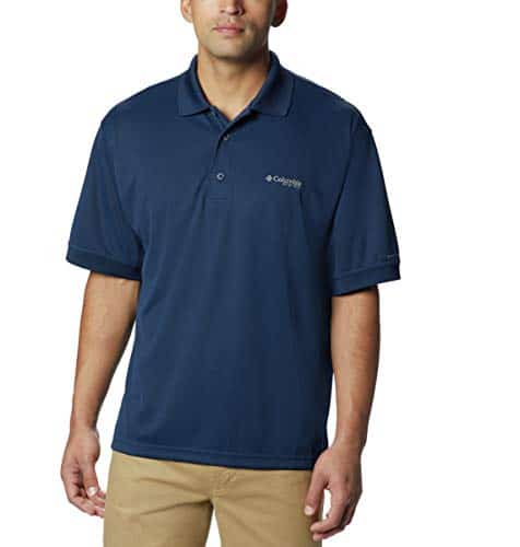 Columbia Men'S Perfect Cast Polo Shirt, Collegiate Navy, Xlt