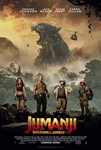 Jumanji Welcome To The Jungle Movie Poster Limited Print Photo Dwayne Johnson, Karen Gillan, Kevin Hart Jack Black X#