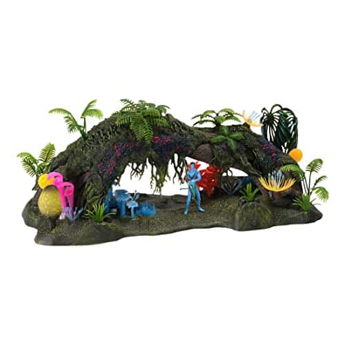 Mcfarlane   Avatar   World Of Pandora Dlx Set   Omatikaya Rainforest With Jake Sully