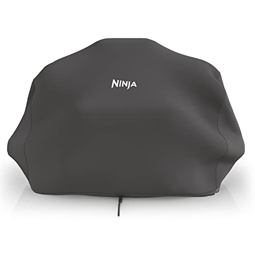 Ninja Xskcover Premium Outdoor Cover, Compatible Woodfire Grills (Ogseries), Water Resistant, Anti Fade Fabric, Lightweight, Black, '' X '' X '