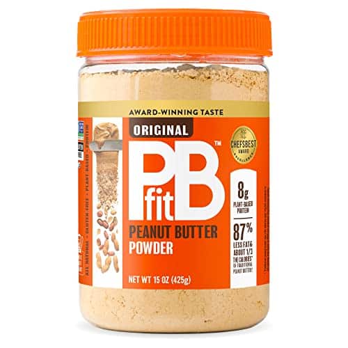 Pbfit All Natural Peanut Butter Powder Oz, Peanut Butter Powder From Real Roasted Pressed Peanuts, Low In Fat High In Protein, Natural Ingredients