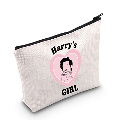 Pofull Singer Song Lover Fans Merch Girl Cosmetic Bag Lyrics Inspired Gift (Hr Girl Bag)