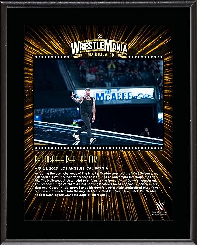 Pat Mcafee Wwe X Restlemania Night Sublimated Plaque   Wrestling Photos