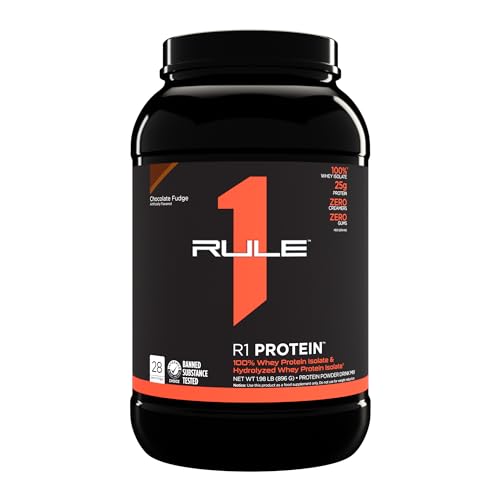 Rule Rprotein, Chocolate Fudge   Lbs Powder   G Whey Isolate &Amp; Hydrolysate + G Bcaas   Servings