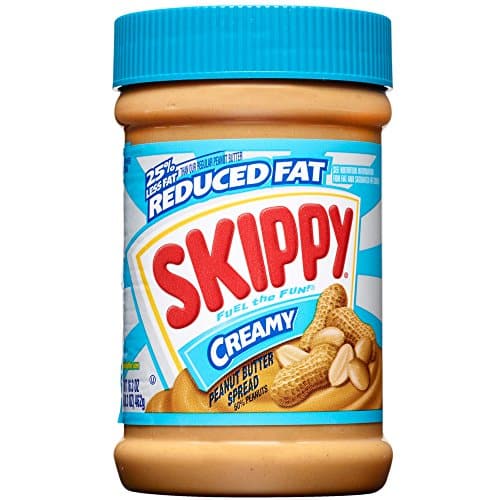 Skippy Reduced Fat Creamy Peanut Butter Spread, Ounce (Pack Of )