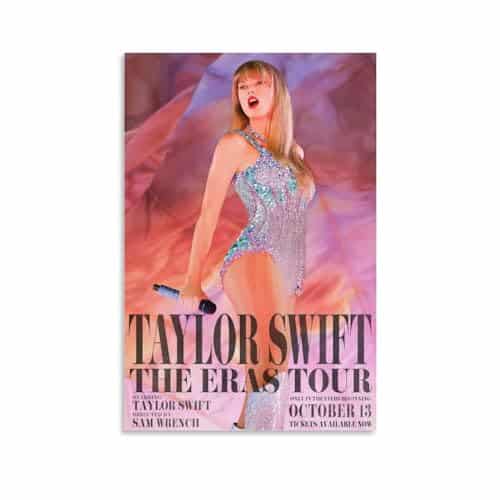 The Eras Tour Poster Taylor World Tour Music Posters Swi Fty Movie Posters Wall Art Paintings Canvas Wall Decor Home Decor Living Room Decor Aesthetic Prints Xinch(Xcm) Unframe Style