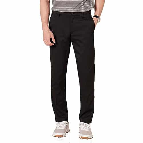 Amazon Essentials Men'S Slim Fit Stretch Golf Pant, Black,  X L