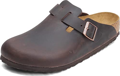 Birkenstock Unisex Boston Clog,Habana Oiled Leather, Eu