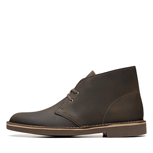 Clarks Mens Bushacre Chukka Boots, Beeswax,