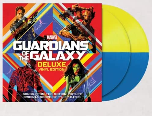 Guardians Of The Galaxy   Exclusive Limited Edition Sky Blue &Amp; Yellow Colored Vinyl Lp