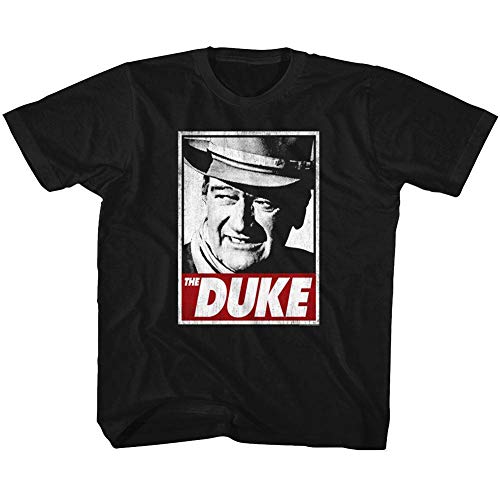 John Wayne   Unisex Child Tha Duke T Shirt, Size X Small (), Color Black