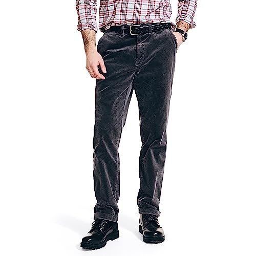 Nautica Men'S Stretch Corduroy Pant, Carbon