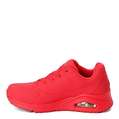 Skechers Womens Skecher Street Women'S Uno   Stand On Air Sneaker, Red Bean,