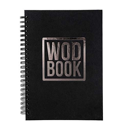 Wodbook Cross Training Workout Journal  Hard Cover Wod Book  Exercise Planner  Cross Training Tracking Diary  Wod Logbook  Pages (Track Ods + Benchmarks + Personal Records)