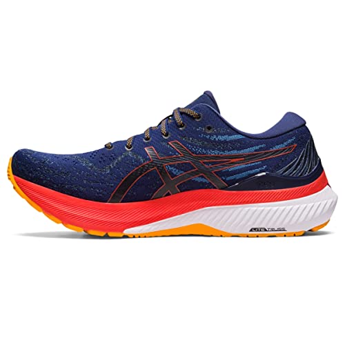 Asics Men'S Gel Kayano Running Shoes, , Deep Oceancherry Tomato