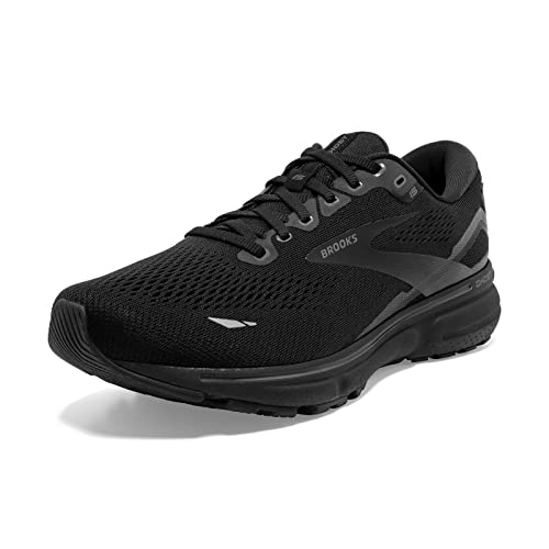 Brooks Women'S Ghost Neutral Running Shoe   Blackblackebony   Edium