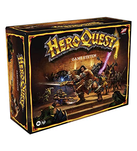 Hasbro Gaming Avalon Hill Heroquest Game System Tabletop Board Game,Immersive Fantasy Dungeon Crawler Adventure Game For Ages And Up,Players