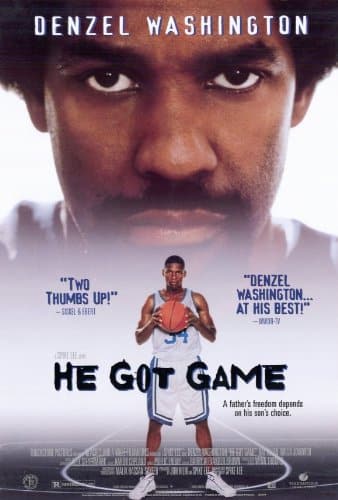 He Got Game Movie Poster (X Inches   Cm X Cm) () Style B  (Denzel Washington)(Ray Allen)(Milla Jovovich)(Rosario Dawson)(Hill Harper)(Zelda Harris)