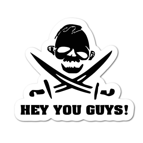 Hey You Guys Sloth Goonies Classic Family Film Laminated Laptop Sticker Movie Movies Nostalgic Adventure