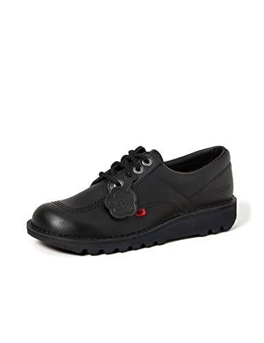 Kickers Men'S Kick Lo Core Leather Shoes, Blackblack,