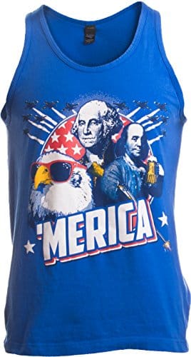 Merica  Epic Usa Patriotic American Party Unisex Tank Top Men Women  Mantank,S Royal Blue