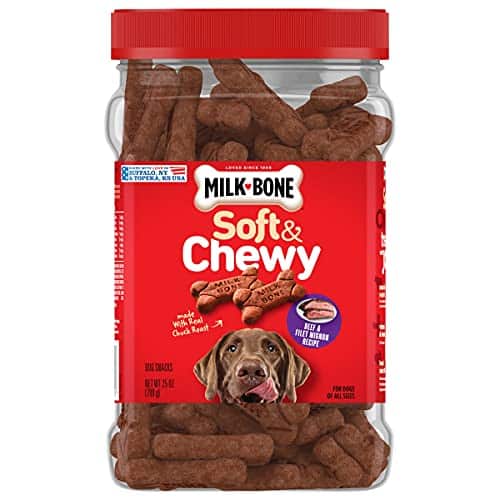 Milk Bone Soft &Amp; Chewy Dog Treats, Beef &Amp; Filet Mignon Recipe, Ounce