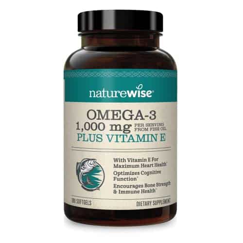 Naturewise High Potency Mg Omega With Mg Epa, Mg Dha, &Amp; Vitamin E   Supplement For Heart, Brain &Amp; Immune Support For Men &Amp; Women, Ct   Day Supply