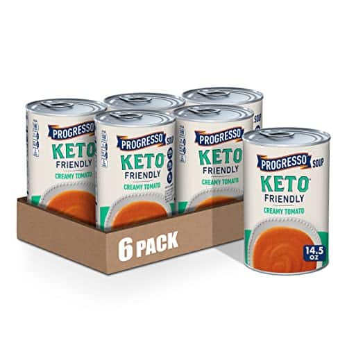 Progresso Keto Friendly Creamy Tomato Canned Soup, Ready To Serve, Oz. (Pack Of )