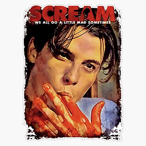 Scream Movie B Illy Loomis Skeet Ulrich Sticker Sticker Decal Bumper Sticker Waterproof