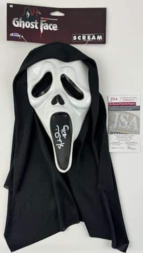 Skeet Ulrich Signed Mask Scream Ghostface Billy Loomis Autograph Jsa Witness