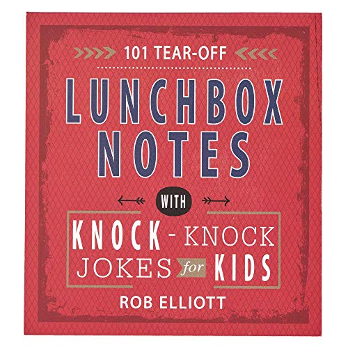 Tear Off Lunchbox Notes With Knock Knock Jokes For Kids, Funny Inspirational Encouragement For Kids, Space To Write Personal Message