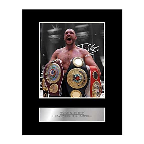 Iconic Pics Tyson Fury Signed Mounted Photo Display Heavyweight Champion #Printed Autograph Gift Picture Print