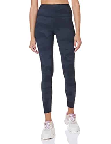 Alo Yoga Women'S High Waist Vapor Legging, Black Camouflage, Medium