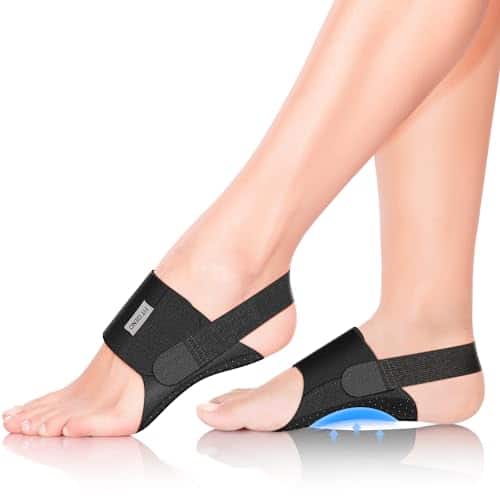 Arch Support For Plantar Fasciitis Relief Upgraded Non Slip Unisex Arch Support Inserts Wbuilt In Orthotics   Adjustable Arch Support Braces Bands Wgel Pads For Flat Feet High