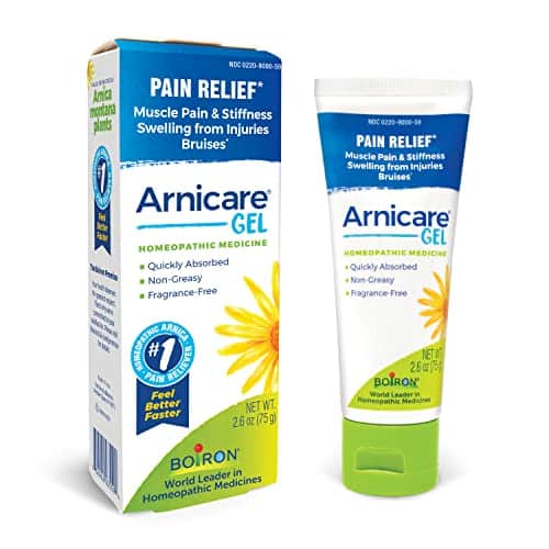 Boiron Arnicare Gel For Soothing Relief Of Joint Pain, Muscle Pain, Muscle Soreness, And Swelling From Bruises Or Injury   Non Greasy And Fragrance Free   Oz