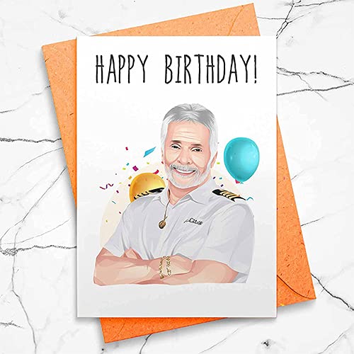 Captain Lee Birthday Card Below Deck   []