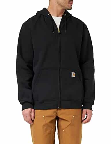 Carharttmensloose Fit Midweight Full Zip Sweatshirtblackx Large