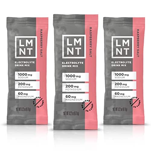 Drink Lmnt Lmnt Zero Sugar Electrolytes   Raspberry Salt   Hydration Powder Packets  No Artificial Ingredients  Keto & Paleo Friendly  Sticks