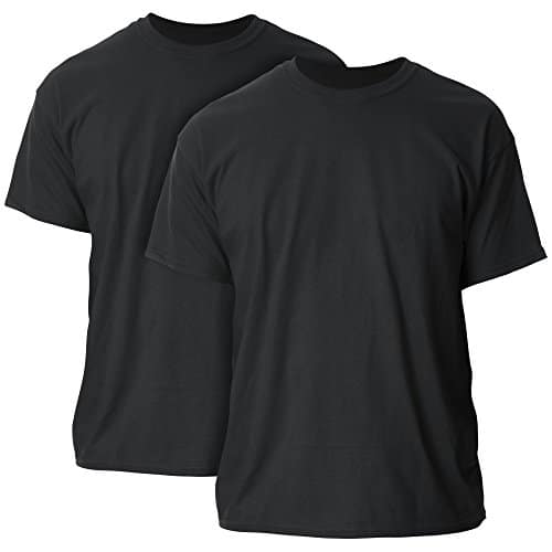 Gildan Men'S Ultra Cotton T Shirt, Style G, Multipack, Black (Pack), X Large