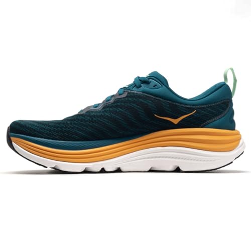 Hoka One One Mens Gaviota Textile Synthetic Deep Lagoon Sherbet Trainers