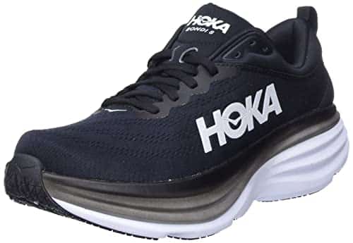 Hoka Men'S Bondi Sneaker, Blackwhite,