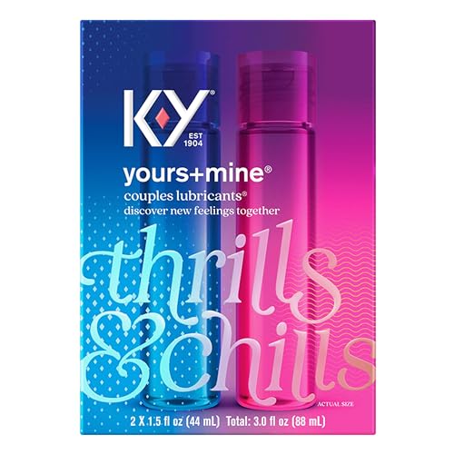 K Y Yours + Mine Couples Personal Lube, Two Personal Lubricants, Water Based Lube For Women & Glycerin Based Lube For Men, X Fl Oz