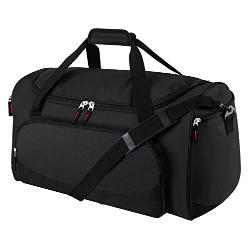 L Sports Duffle Bags Large Gym Duffel Bag Workout Bag For Men   Black